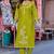 Women Mul Chanderi with thread work & Khatli Work Kurta With Trouser & With Dupatta
