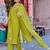 Women Mul Chanderi with thread work & Khatli Work Kurta With Trouser & With Dupatta
