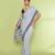 Women's pearl embellished cotton saree