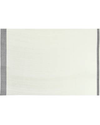 Women's pearl embellished cotton saree 5
