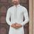 White colour pure cotton with embroidery and pintex work kurta pajama mens wear