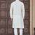 White colour pure cotton with embroidery and pintex work kurta pajama mens wear