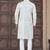 White colour pure cotton with embroidery and pintex work kurta pajama mens wear