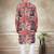 Pink colour cotton with embroidery work kurta pajama menswear collection