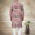 Pink colour cotton with embroidery work kurta pajama menswear collection