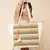 folklore edit ivory & multi cotton striped sequined tote bag
