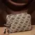tribal beige & black cotton canvas diamond jacquard travel pouch