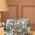 tribal natural & black cotton canvas toile jacquard travel pouch