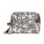 tribal natural & black cotton canvas toile jacquard travel pouch