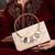 marble muse pearl cream resin marble textured clutch