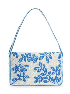 beaded botanica cotton botanical beaded canvas clutch 6