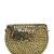 metal mirage black, metallic gold mosaic mother-of-pearl clutch