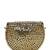 metal mirage metallic gold mosaic clutch
