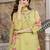 Lemon chanderi butti printed kurta pant set