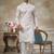 White colour cotton with embroidery work kurta pajama menswear collections