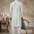 White colour cotton with embroidery work kurta pajama menswear collections