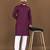 Wine rayon embroidered sqeuence work kurta pajama set