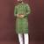Green digital print kurta