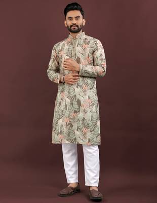 Multicolor digital print kurta 1