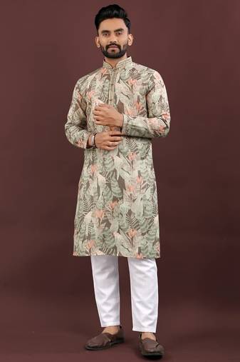 Multicolor digital print kurta
