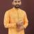 Light yellow digital print kurta