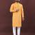 Light yellow digital print kurta