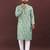Sea green digital print kurta
