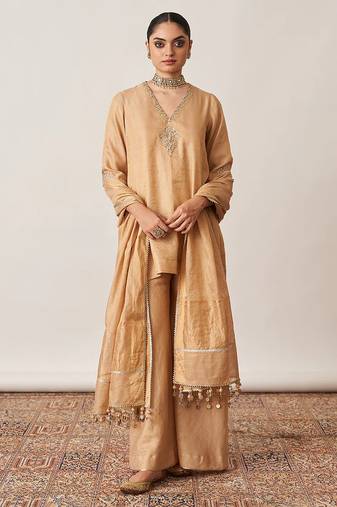 Parrot Green Gota Patti Lehenga