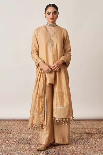 Parrot Green Gota Patti Lehenga