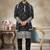 Black pure silk with embroidery work kurta pajama with dupatta menswear collection
