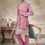 Pink pure silk with embroidery work kurta pajama with dupatta menswear collection
