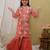 Cotton block printed sharara set for girls