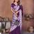 Purple Color Zari Weaving Viscose Silk Blend Saree