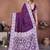 Purple Color Zari Weaving Viscose Silk Blend Saree