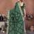 Green Color Saree Zari Weaving Dola Silk Blend Saree