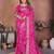 Pink Color Saree Zari Weaving Dola Silk blend Saree