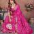 Pink Color Saree Zari Weaving Dola Silk blend Saree