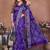 Purple Color Saree Zari Weaving Dola Silk Blend Saree