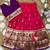 ranipink paithani pattu pavadai set for girls