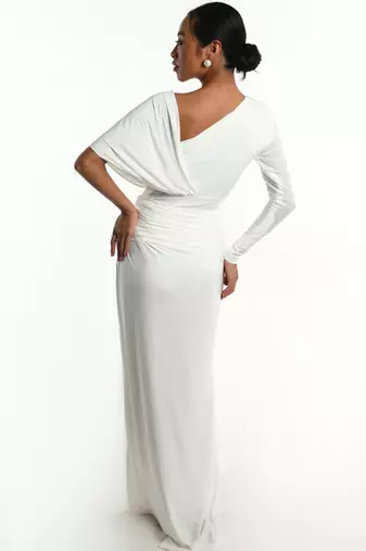 White lycra dress