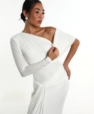 White lycra dress 3