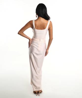 Off white lycra dress 5