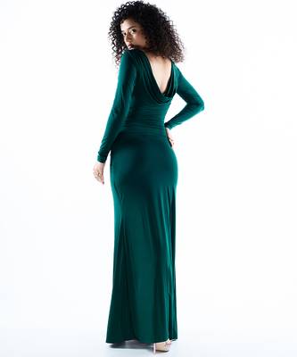 Green lycra dress 4