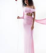 Baby pink lycra dress