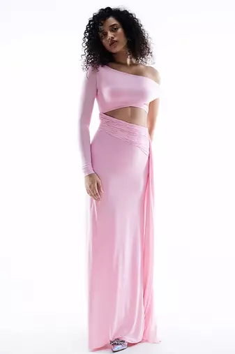 Baby pink lycra dress