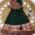 green paithani pattu pavadai for girls ethnic wear