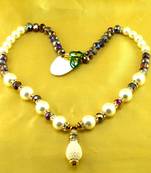 Beads Polki Kundun Moti Mala Size-17"Inch 