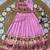 pink paithani pattu pavadai for girls ethnic wear