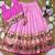 pink paithani pattu pavadai for girls ethnic wear