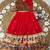 red paithani pattu pavadai for girls ethnic wear